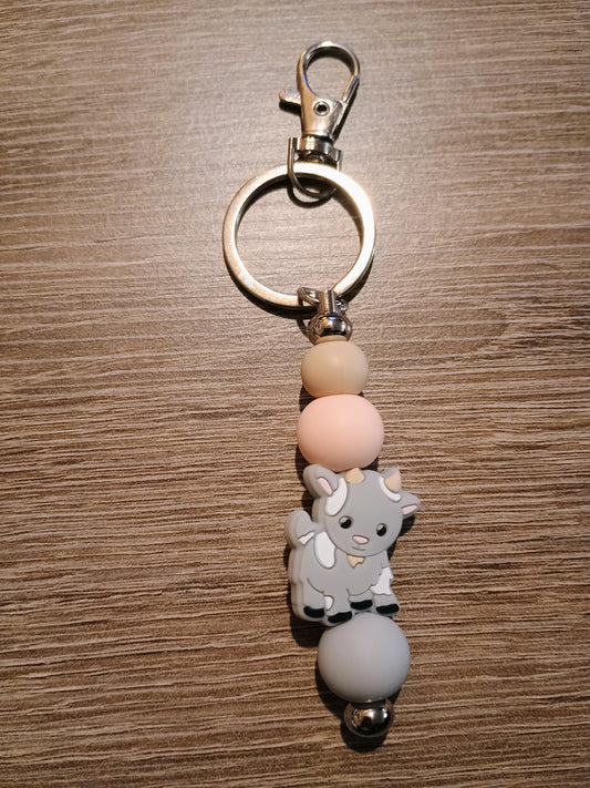 Focal Bead Keychain