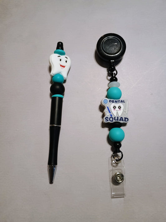 Pen and name badge bundle