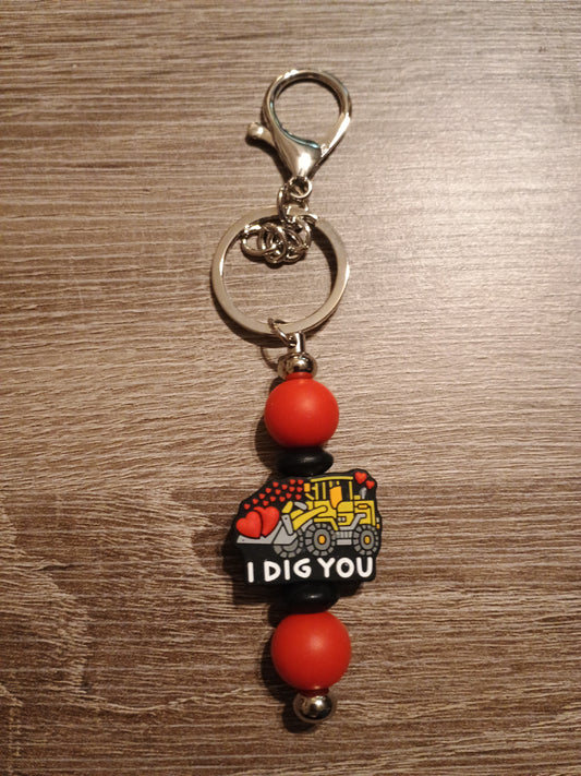 Focal Bead keychain