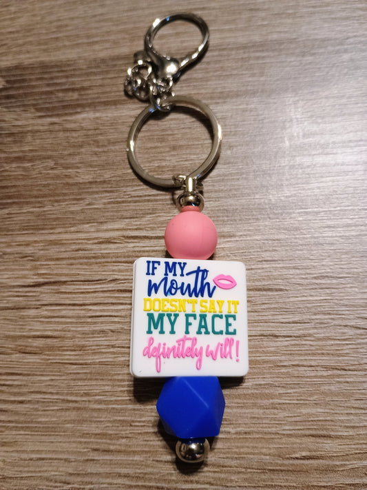 Focal Bead keychain